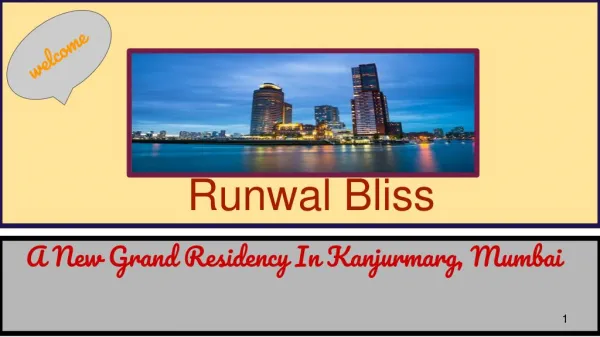 Runwal Bliss | Grand New Launch
