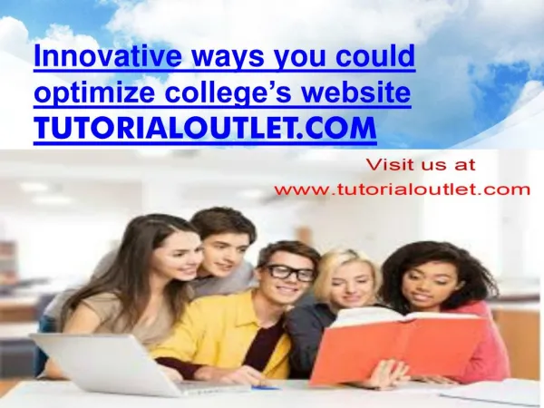 Innovative ways you could optimize your college’s website