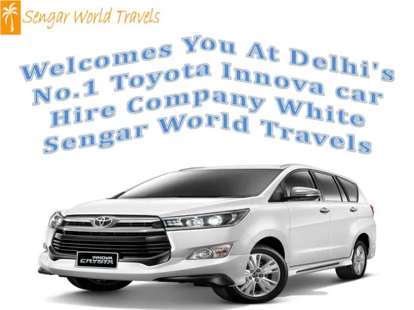 Toyota innova car hire delhi - indiatourtaxi