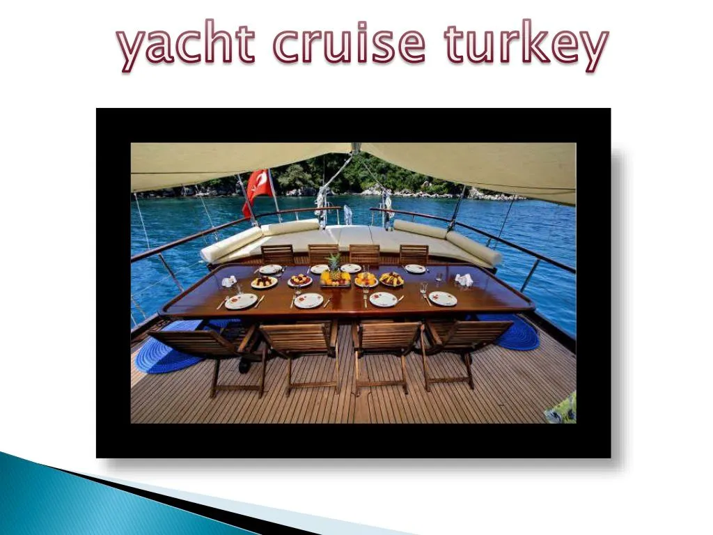 yacht cruise turkey