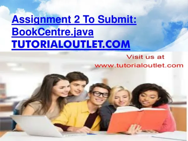 Assignment 2 To Submit BookCentre.java