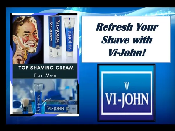 Shaving Creams By Vi-John