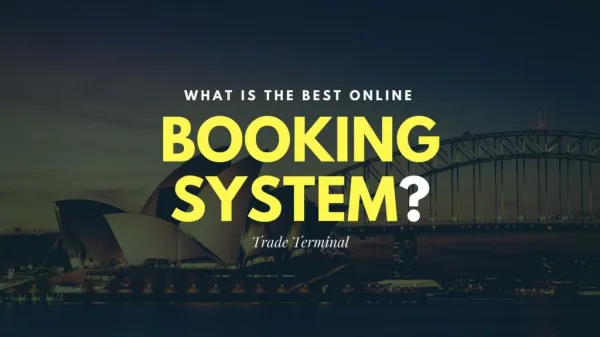 What Is The Best Online Booking System?