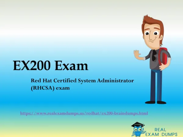Download EX200 Exam Dumps Questions & Answers - EX200 Braindumps RealExamDumps