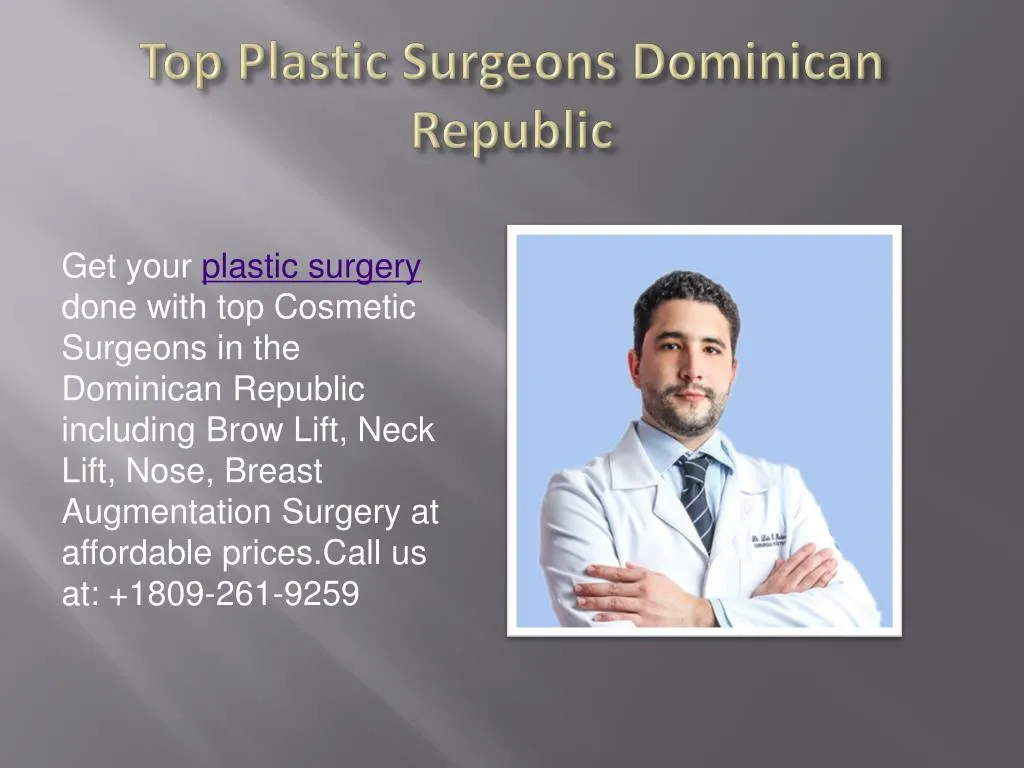 top plastic surgeons dominican republic