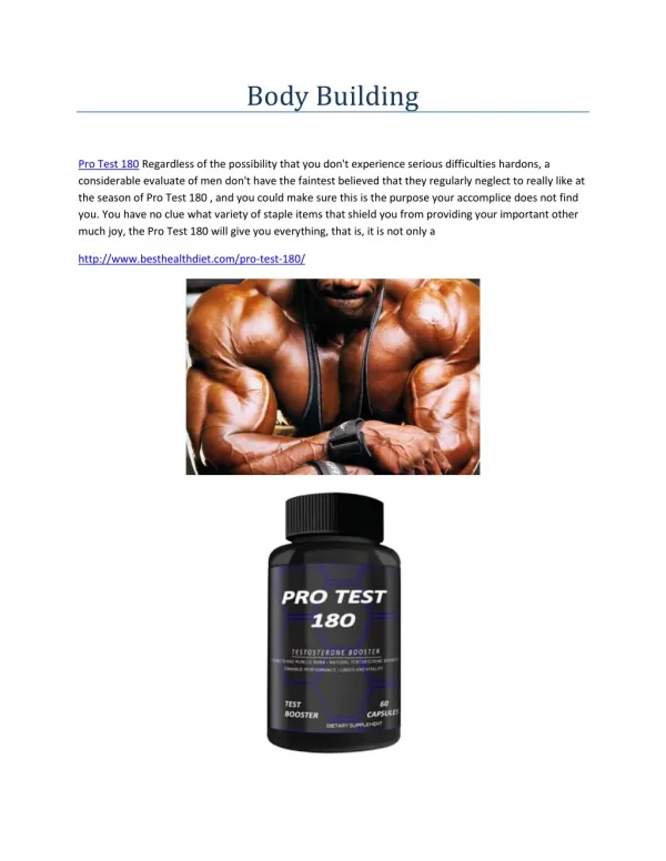 http://www.besthealthdiet.com/pro-test-180/