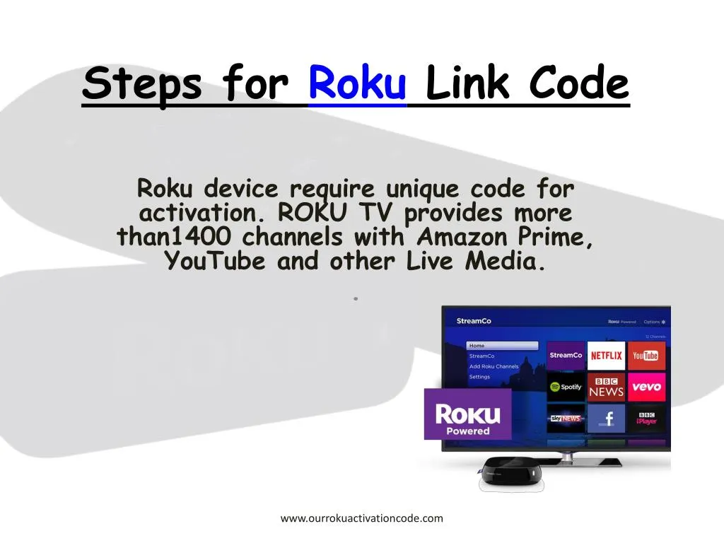 steps for roku link code