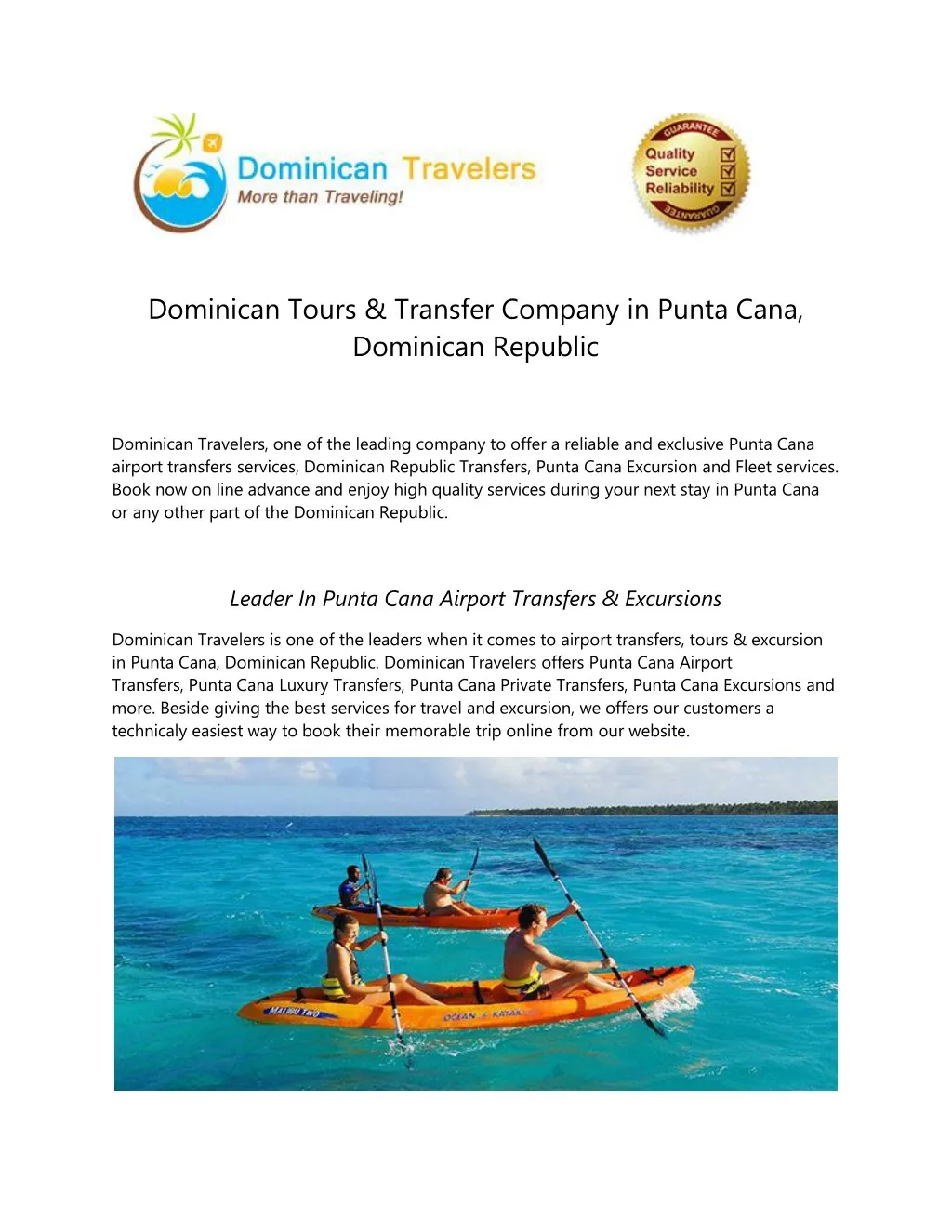 dominican tours transfer company in punta cana