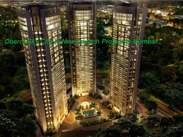 Oberoi Sky City New Launch project In Mumbai Call @7042883751
