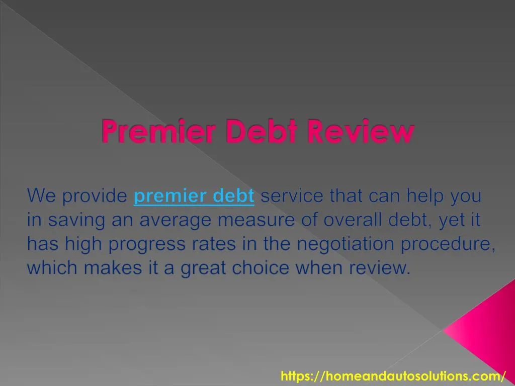 premier debt review