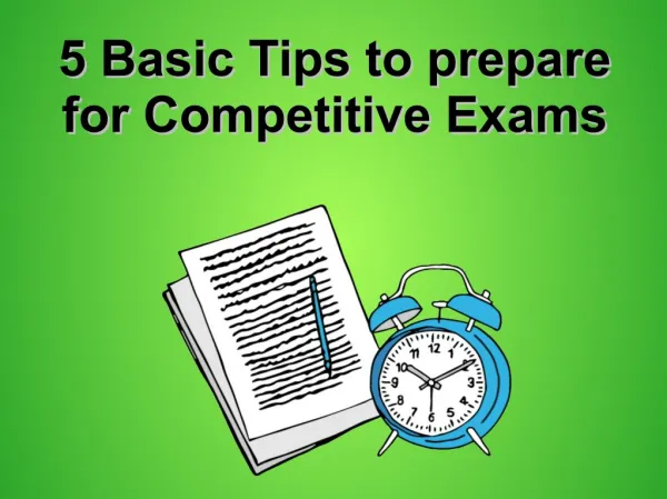 5 basic tips to prepare 5 basic tips to prepare