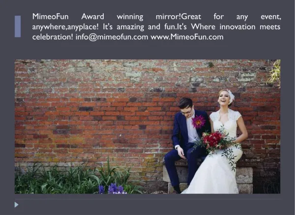Wedding Photo Booth, MimeoFun
