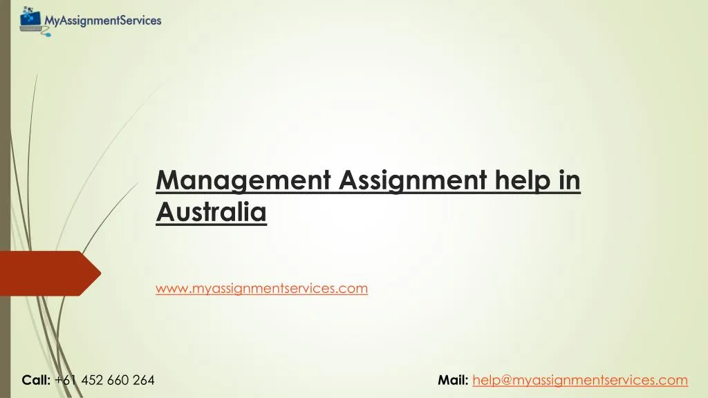 management assignment help in australia