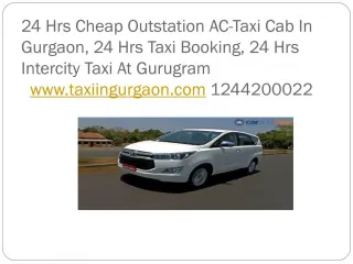 Taxi For Agra From Gurgaon Cab For Agra 911244200022 - slide 1