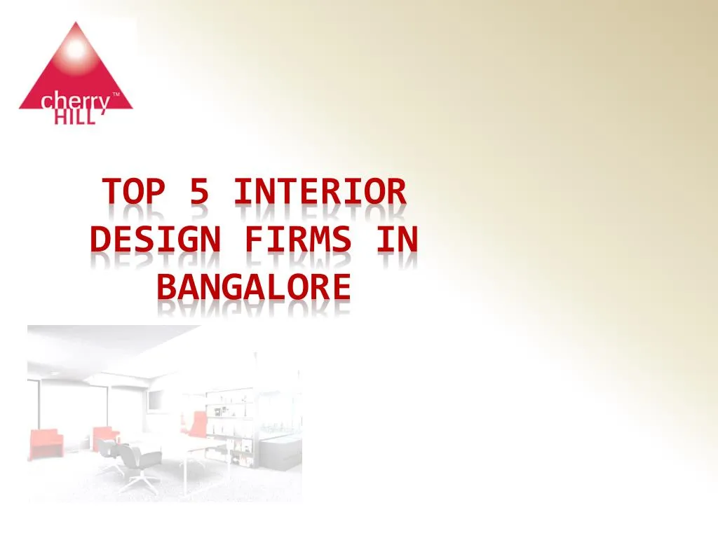 top 5 interior design firms in bangalore