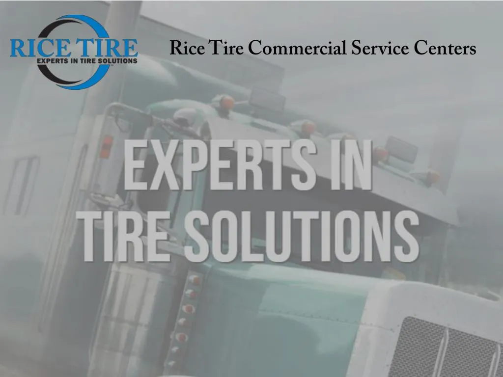 rice tire commercial service centers