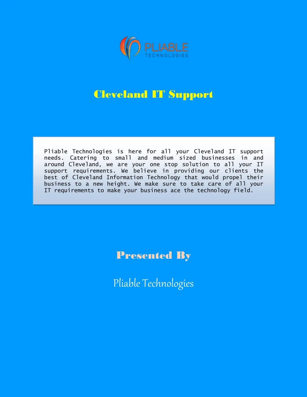 cleveland it support