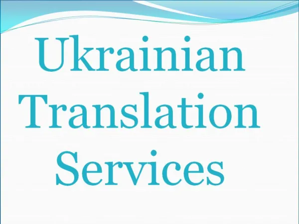 Professional Ukrainian Translation Services