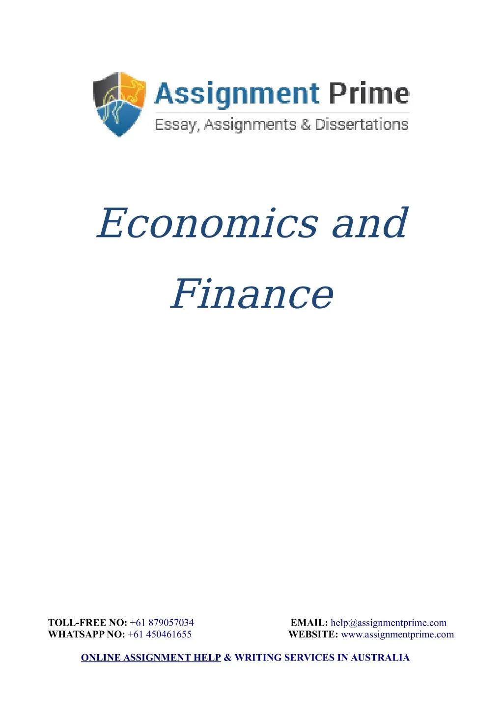 economics and