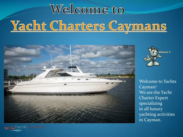 Discover The Cayman Islands On A Private Yacht Charter At Best Price