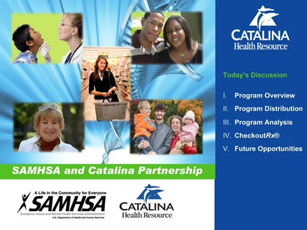 SAMHSA and Catalina Partnership