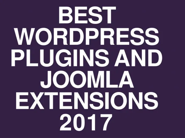 Best Wordpress plugins and Joomla Classifieds Templates & Classified script 2017