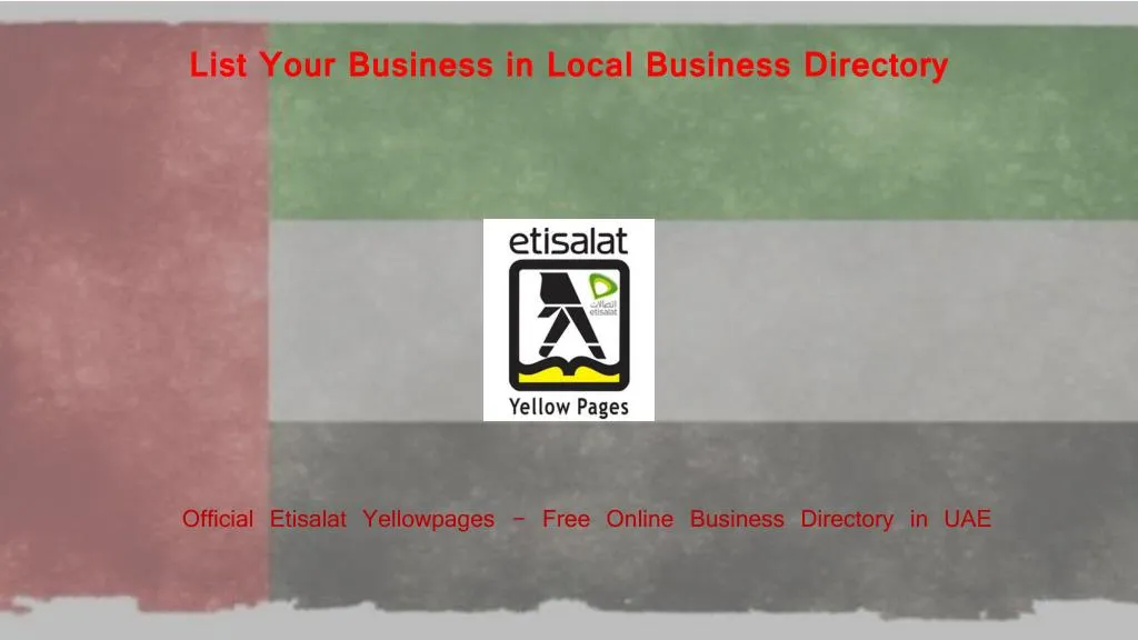 list your business in local business directory