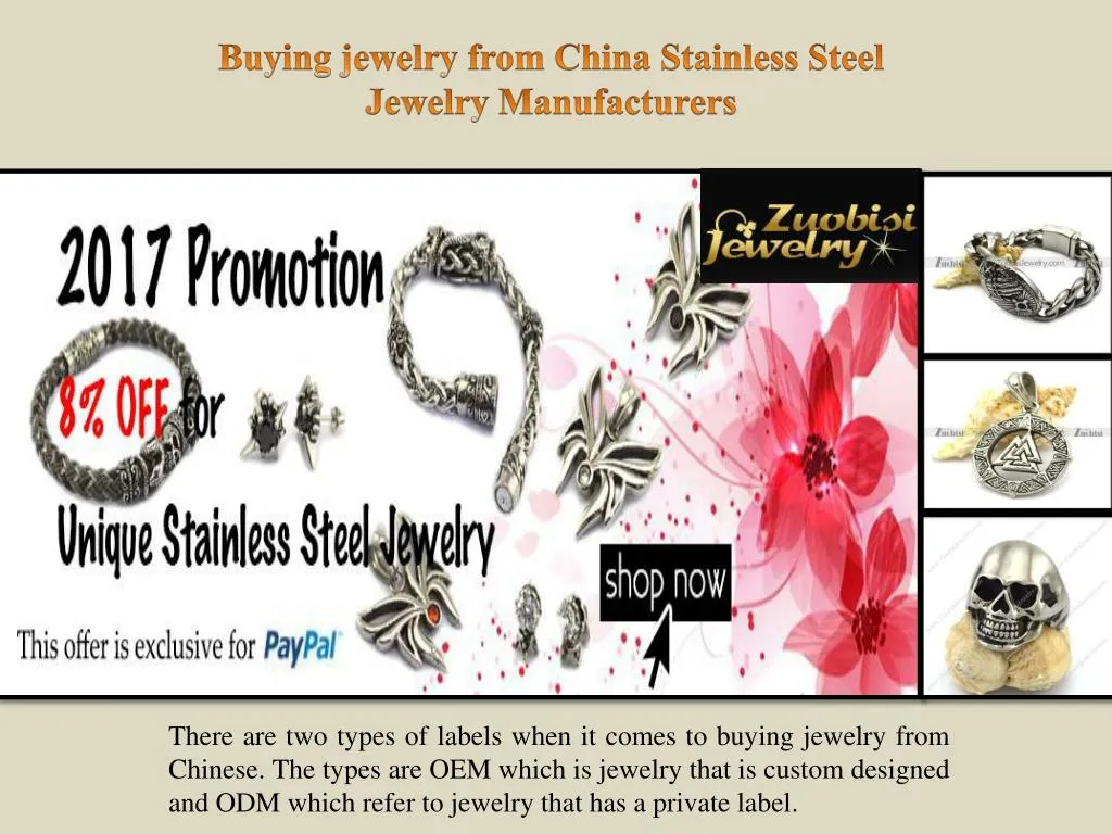 buying jewelry from china stainless steel jewelry