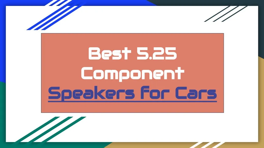 best 5 25 best 5 25 component component speakers