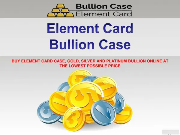 eBay Valcambi Element Card