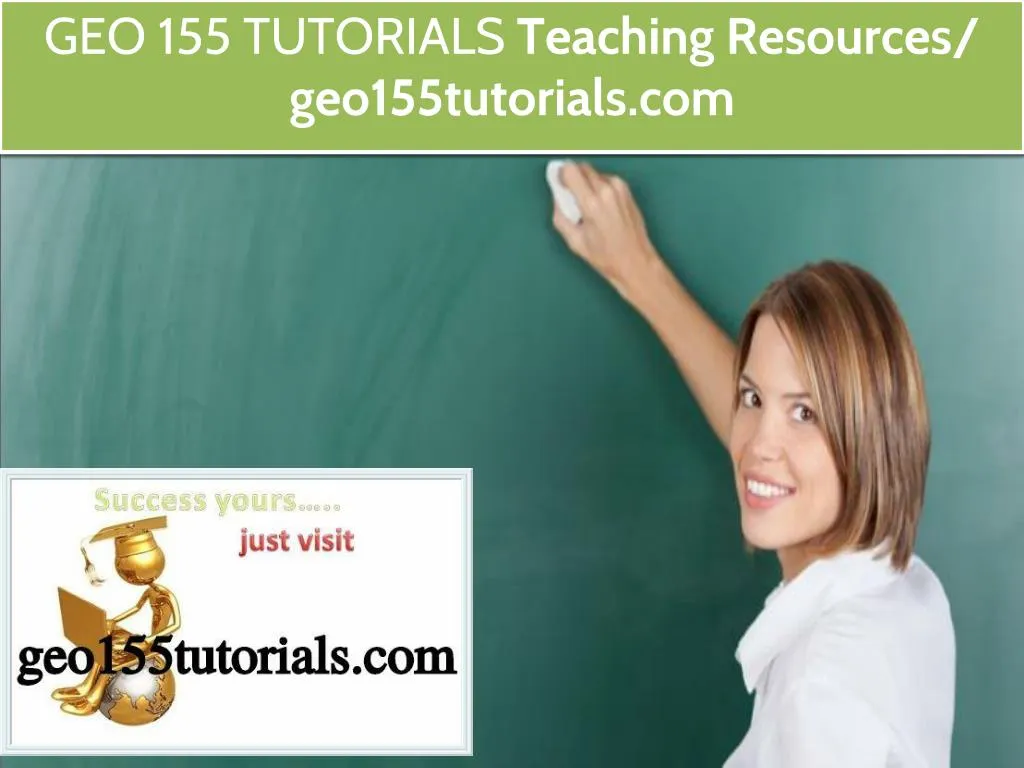 geo 155 tutorials teaching resources