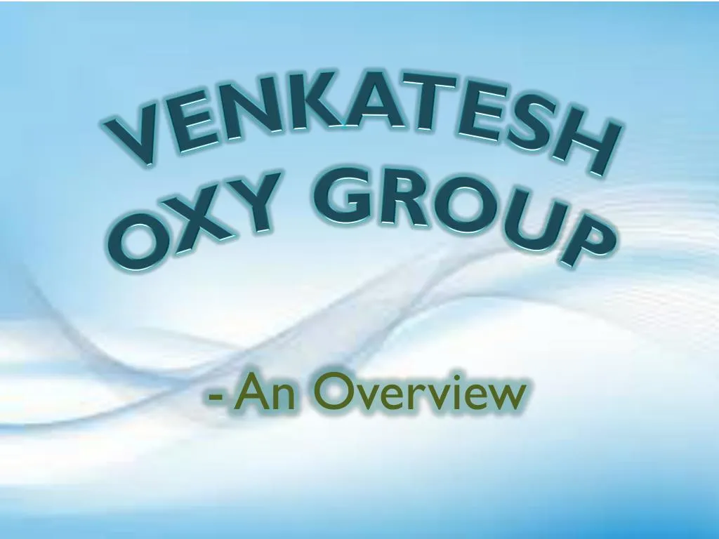 venkatesh oxy group