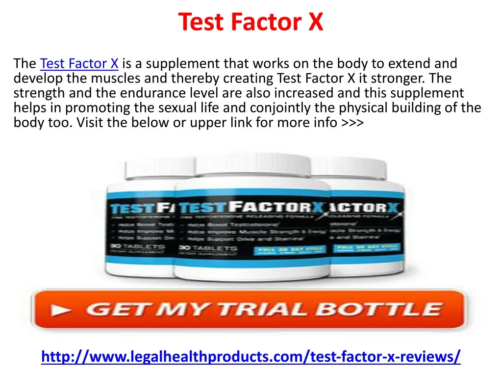 test factor x
