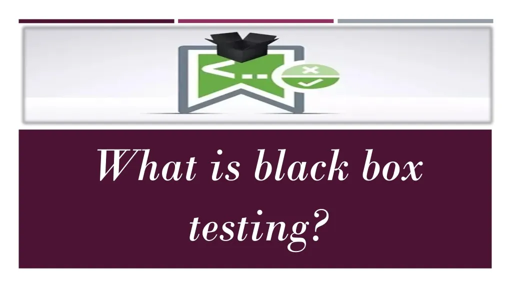 what is black box testing