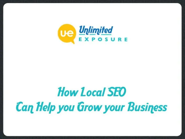 How Local SEO Can Help you Grow your Business