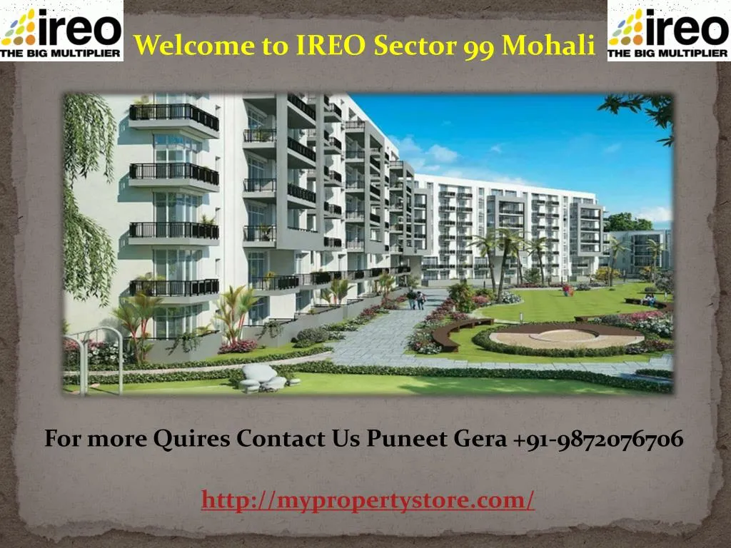 welcome to ireo sector 99 mohali