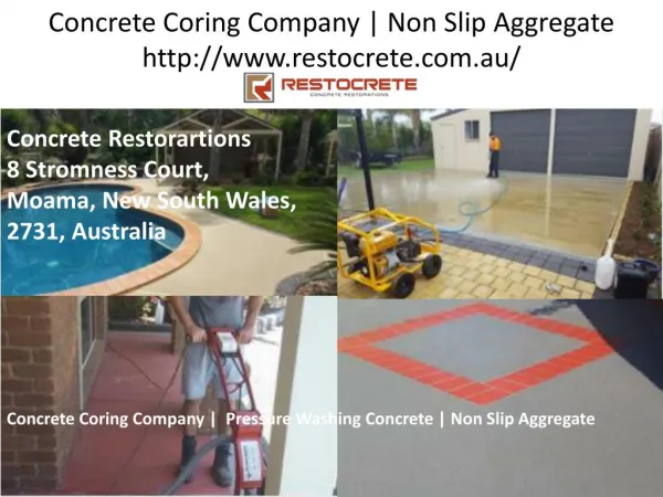 Concrete Coring Company | Non Slip Aggregate