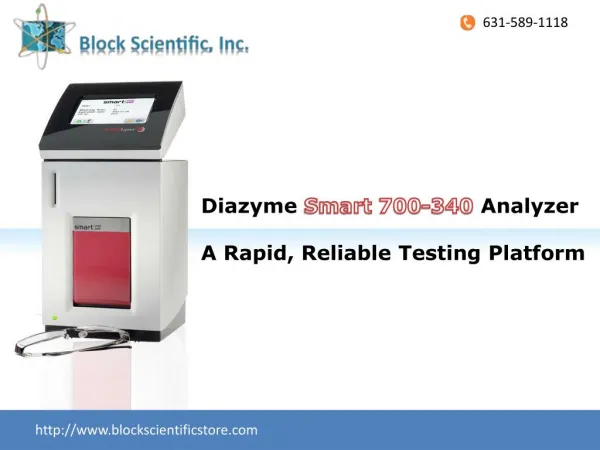 Diazyme Smart 700-340 Analyzer A Rapid, Reliable Testing Platform