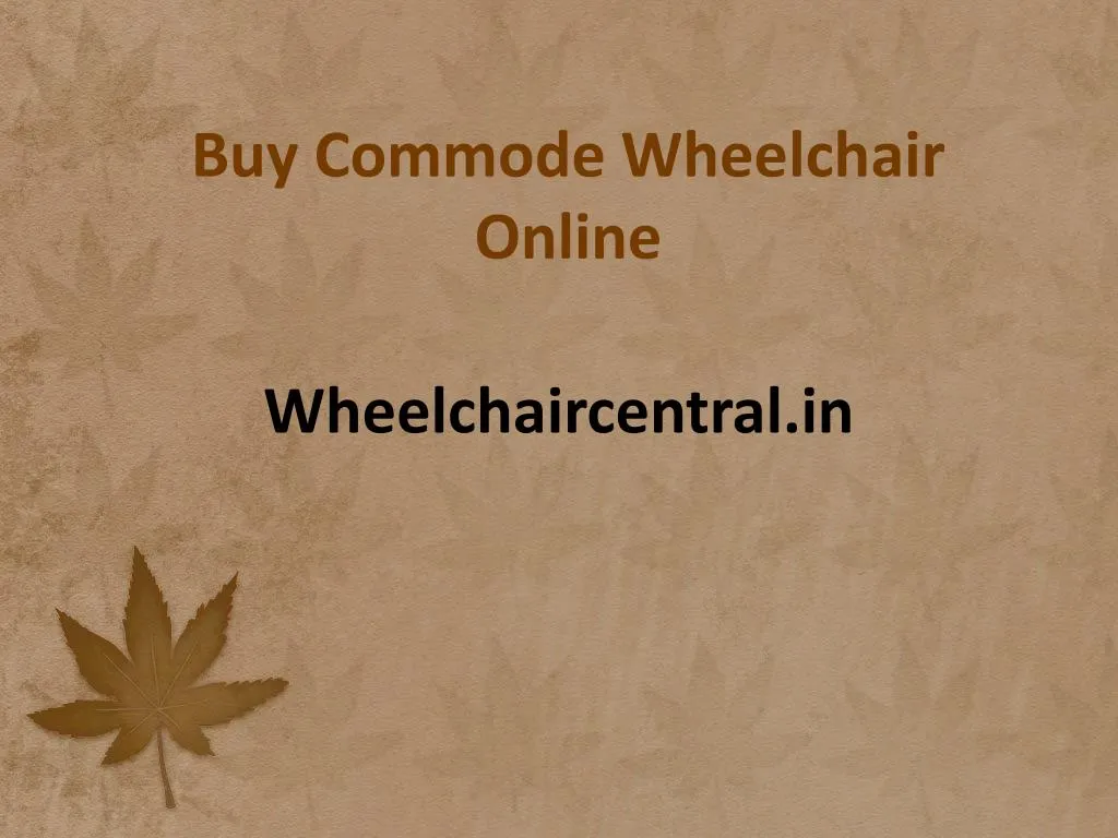 buy commode wheelchair online