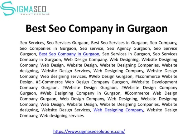 Best Seo Services in Gurgaon