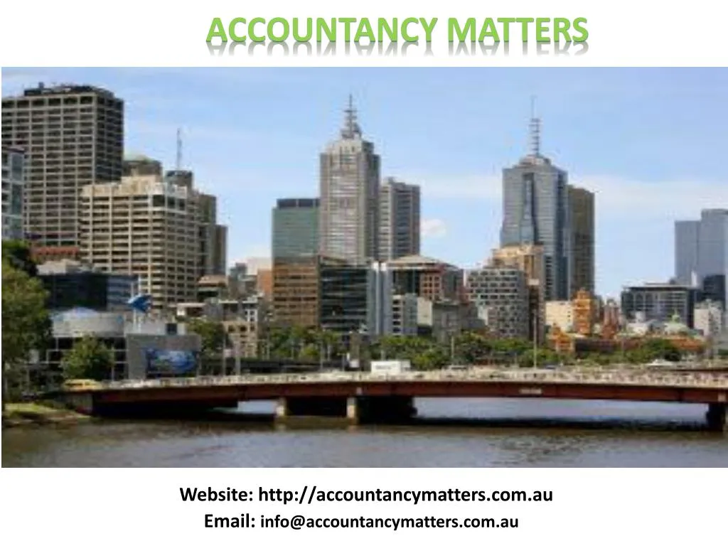 accountancy matters
