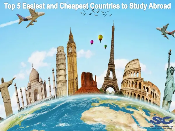 Top 5 Easiest and Cheapest Countries to Study Abroad