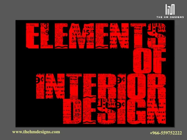 Elements Of Interior Design Kuwait