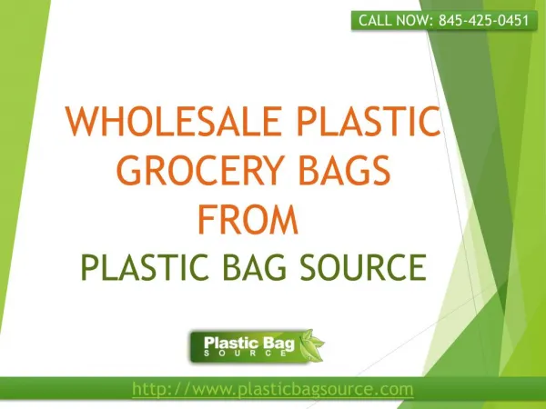 Wholesale Plastic Grocery Bags From Plastic Bag Source