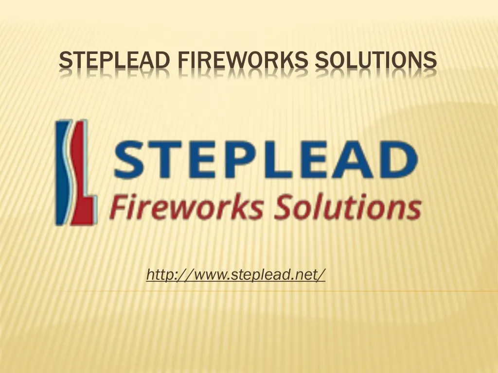steplead fireworks solutions