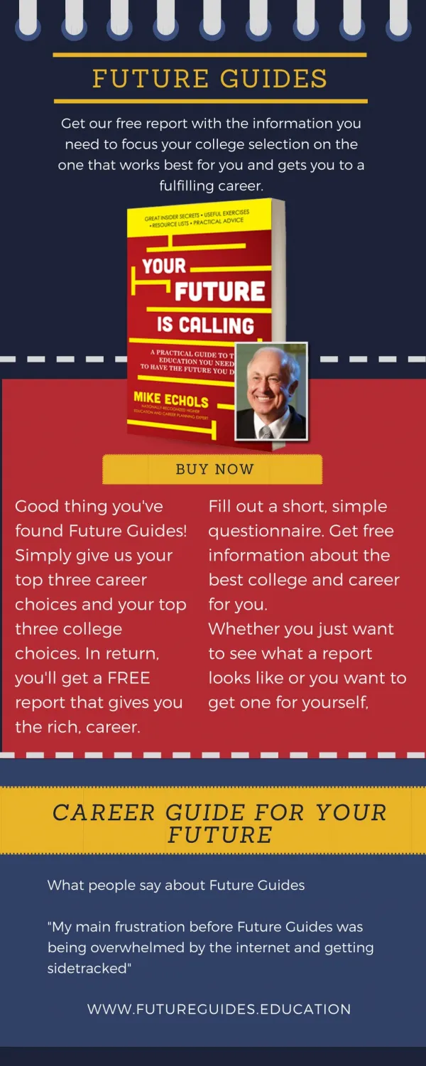 Connect your career goal to your college choice with Future Guides