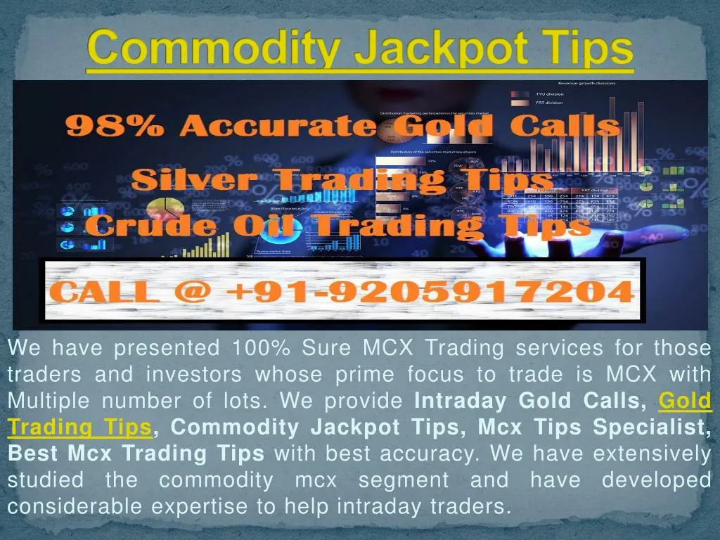 commodity jackpot tips