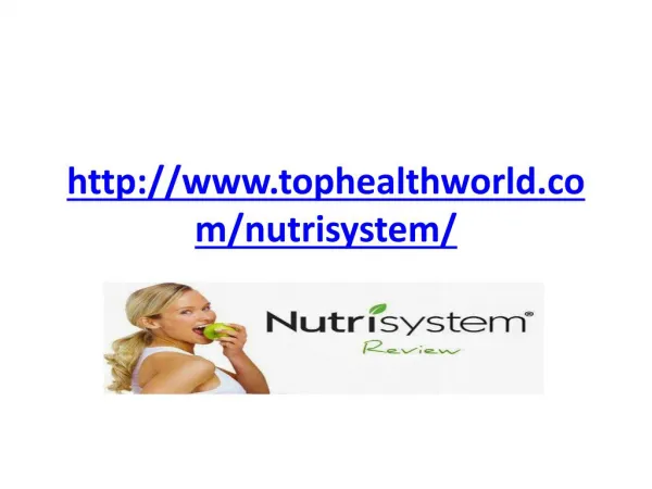 http://www.tophealthworld.com/nutrisystem/