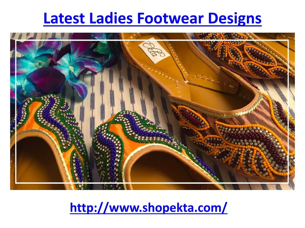 latest ladies footwear designs