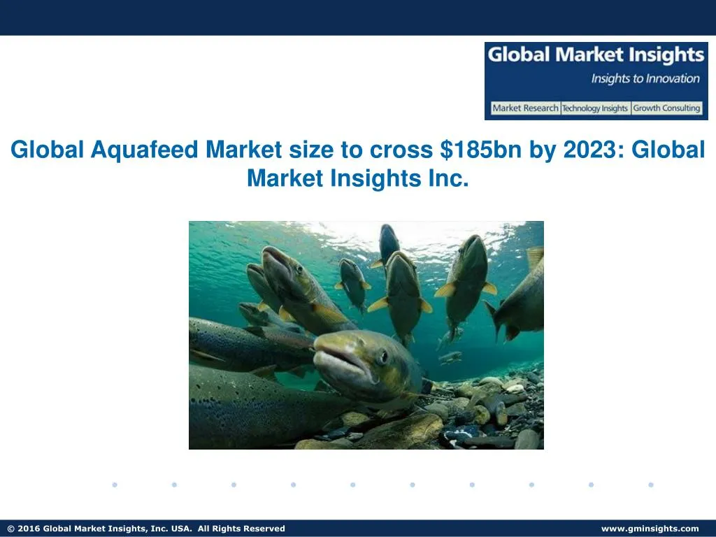 global aquafeed market size to cross 185bn